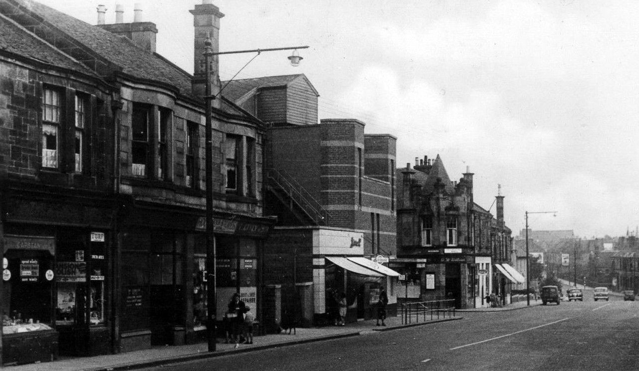 Tour Scotland Photographs Old Photograph Glasgow Road Blantyre Scotland