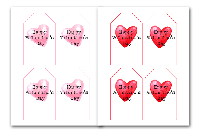 Free Printable Valentine Tags I Should Be Mopping The Floor