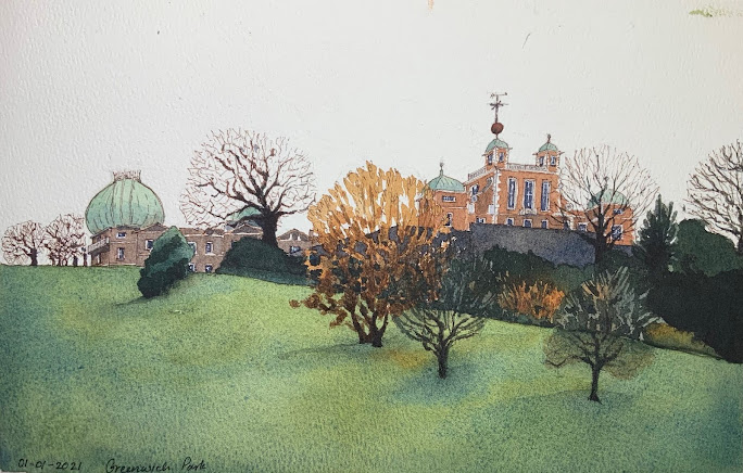 Observatory from Greenwich Park