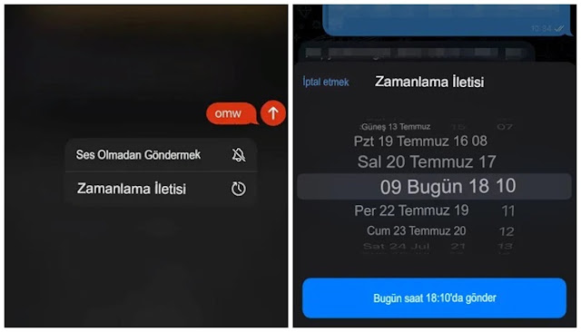 Bir şeye harika bir cevap bulursanız, ancak hemen göndermek istemiyorsanız veya sevdiklerinize bir gece check-up mesajı göndermek istiyorsanız, mesajı Telegram'da planlayabilirsiniz.