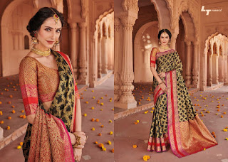 LT Fabric Ekanshi Weaving Saree catalog wholesale