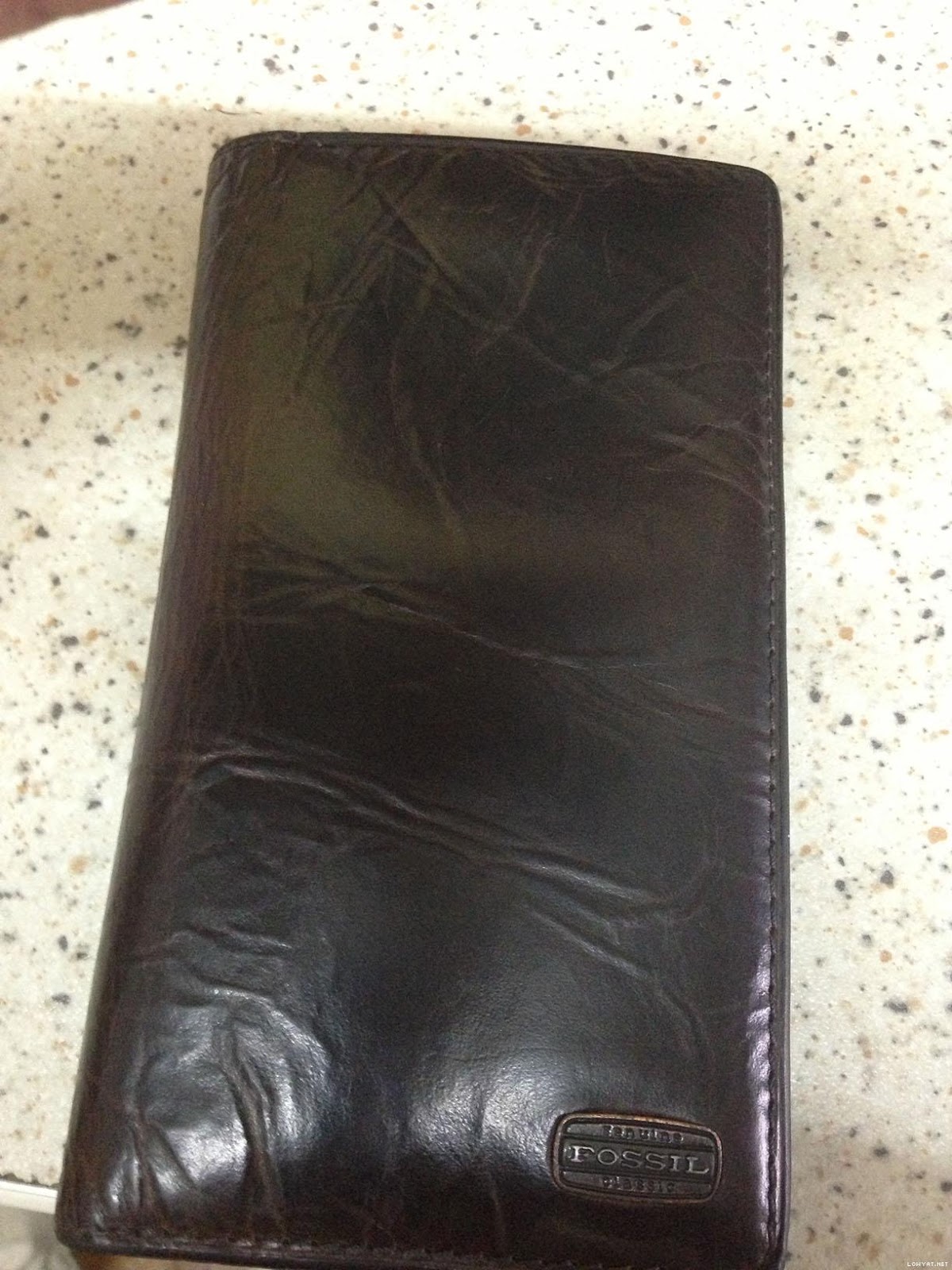 Tokmoton: FOSSIL LONG MEN&#39;S Wallet Leather (USED)