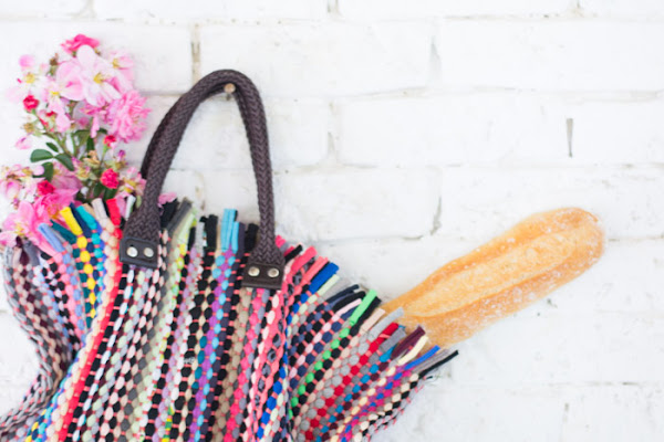 Bolsa para la compra con un salvamantel diy