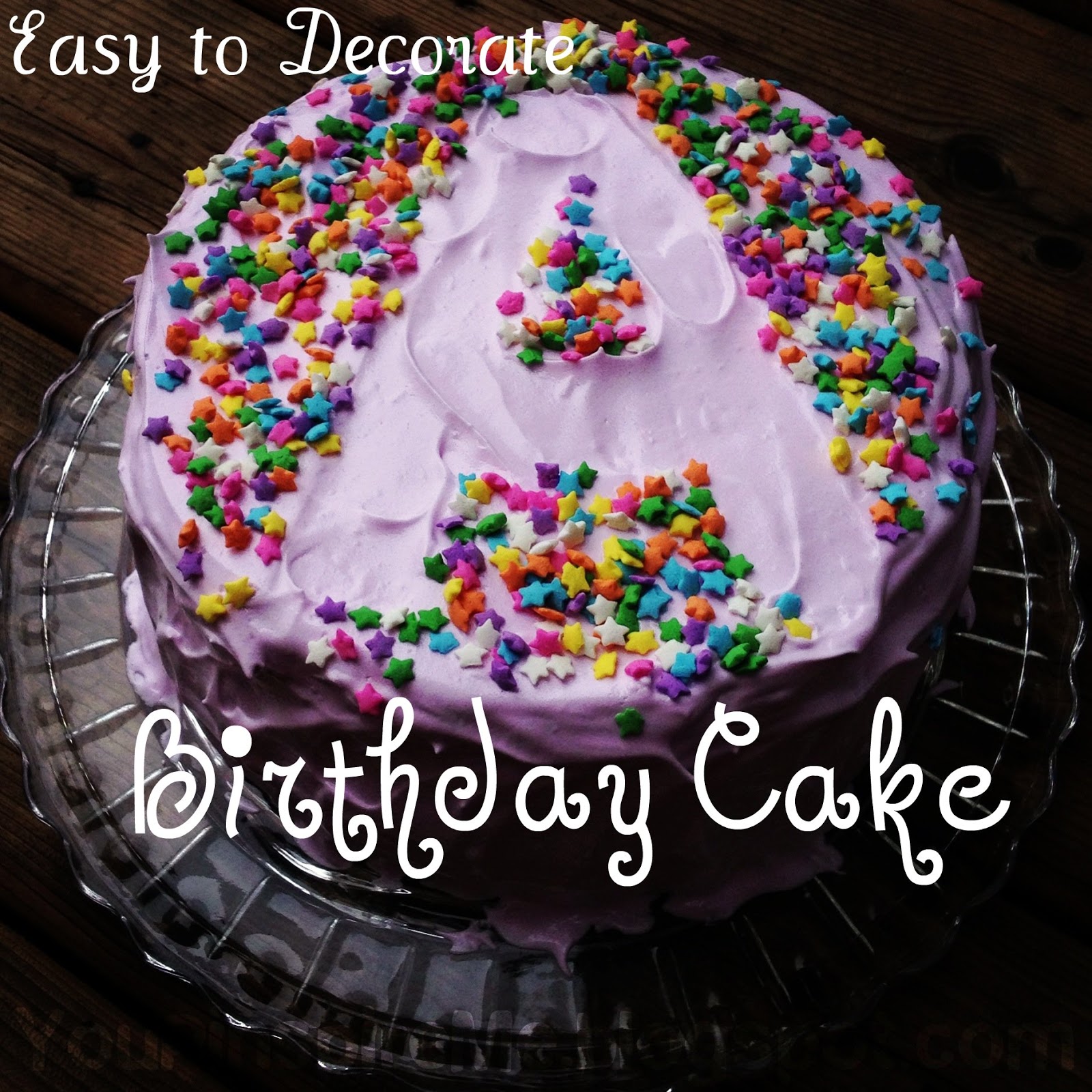 Simple Girl Birthday Cake Idea - Cake Ideas