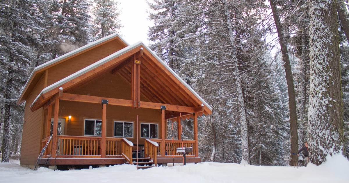 Christmas in a Cabin Ponderosa State Park in McCall, ID