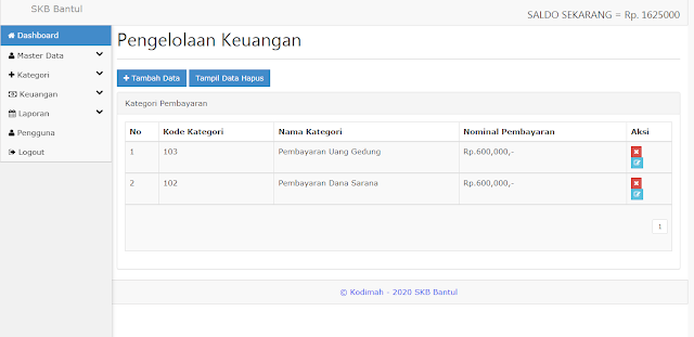 Source Code Aplikasi Pembayaran SPP Sekolah Berbasis Web