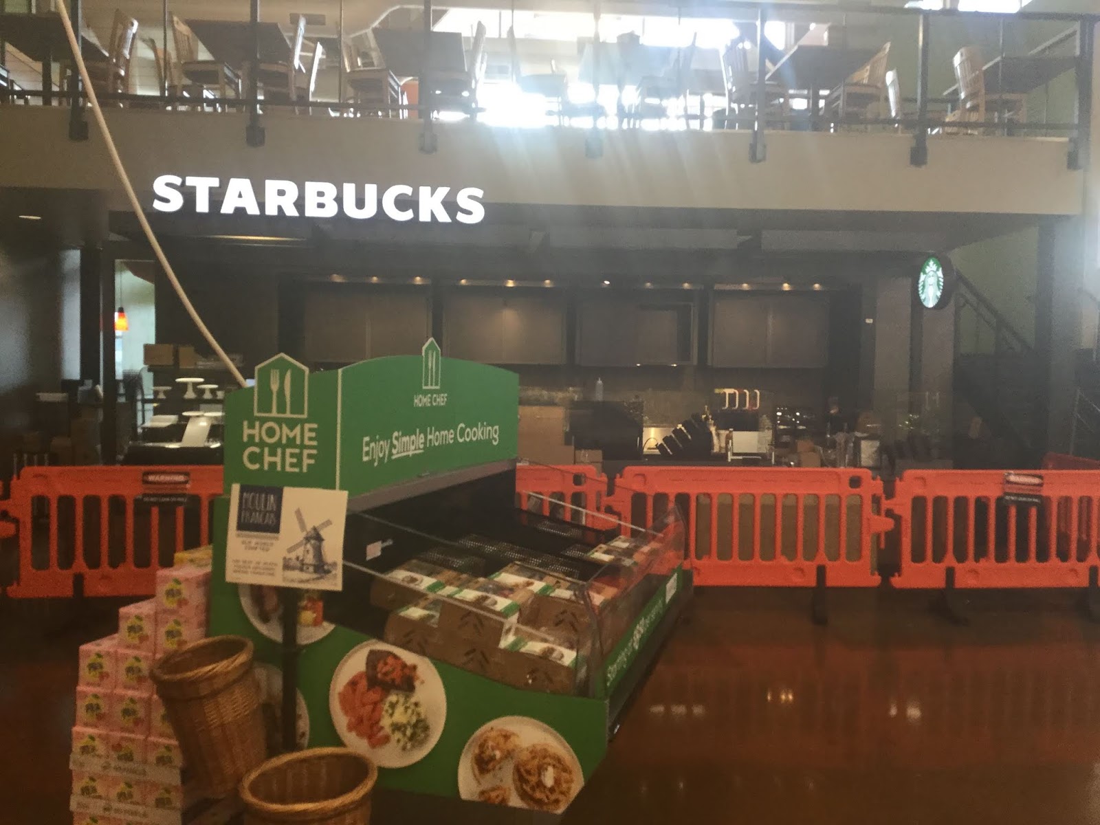 Starbucks, almost ready to open