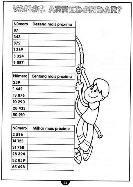 atividades de matematica para o 4 ano