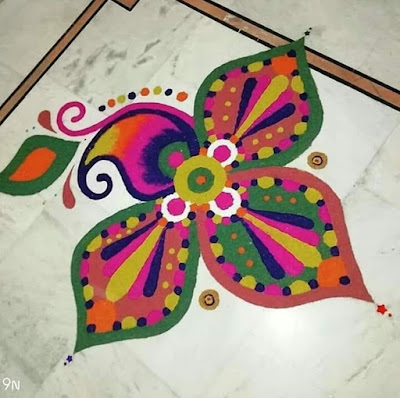 Simple and Easy Rangoli for Diwali Simple and Easy Rangoli for Diwali