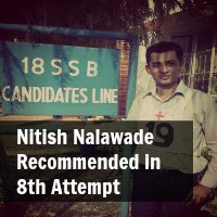 Nitish Nalawade Recommended in 8th Attempt 