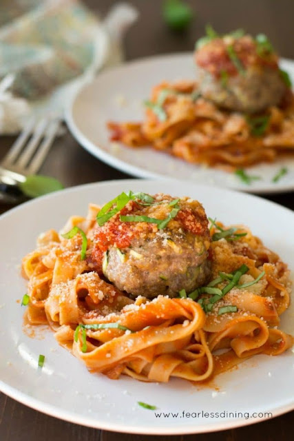 35+ Must Have Meatball Recipes...every meatball under the sun!  From traditional meatballs in red sauce to chicken variations slathered in buffalo sauce to veggie loaded turkey meatballs.  You will definitely find a meatball you want to try! (sweetandsavoryfood.com)