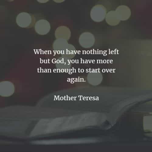 Mother Teresa Best Quotes 71 Famous Quotes And Sayings By Mother Teresa