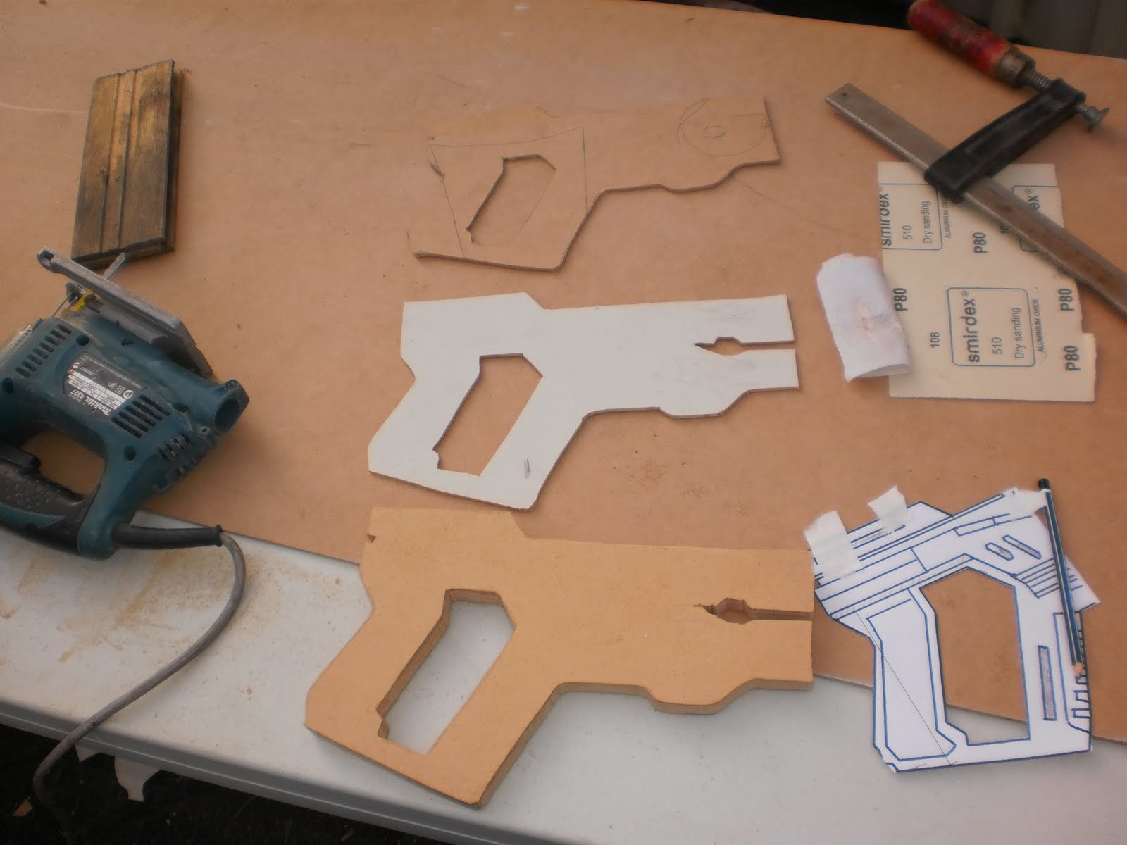 Netherhawk Props: M3 Predator pistol Day 1