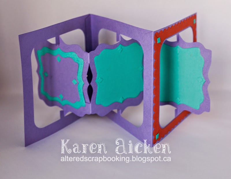 Altered Scrapbooking New PeelOff's & Accordion Card