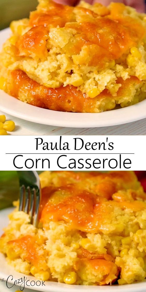 This Corn Casserole recipe can be made in the oven or in the Crock Pot: