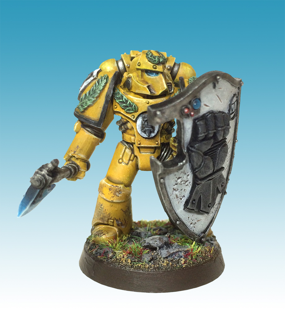 WIP: Imperial Fists Phalanx Warder squad (#1) .