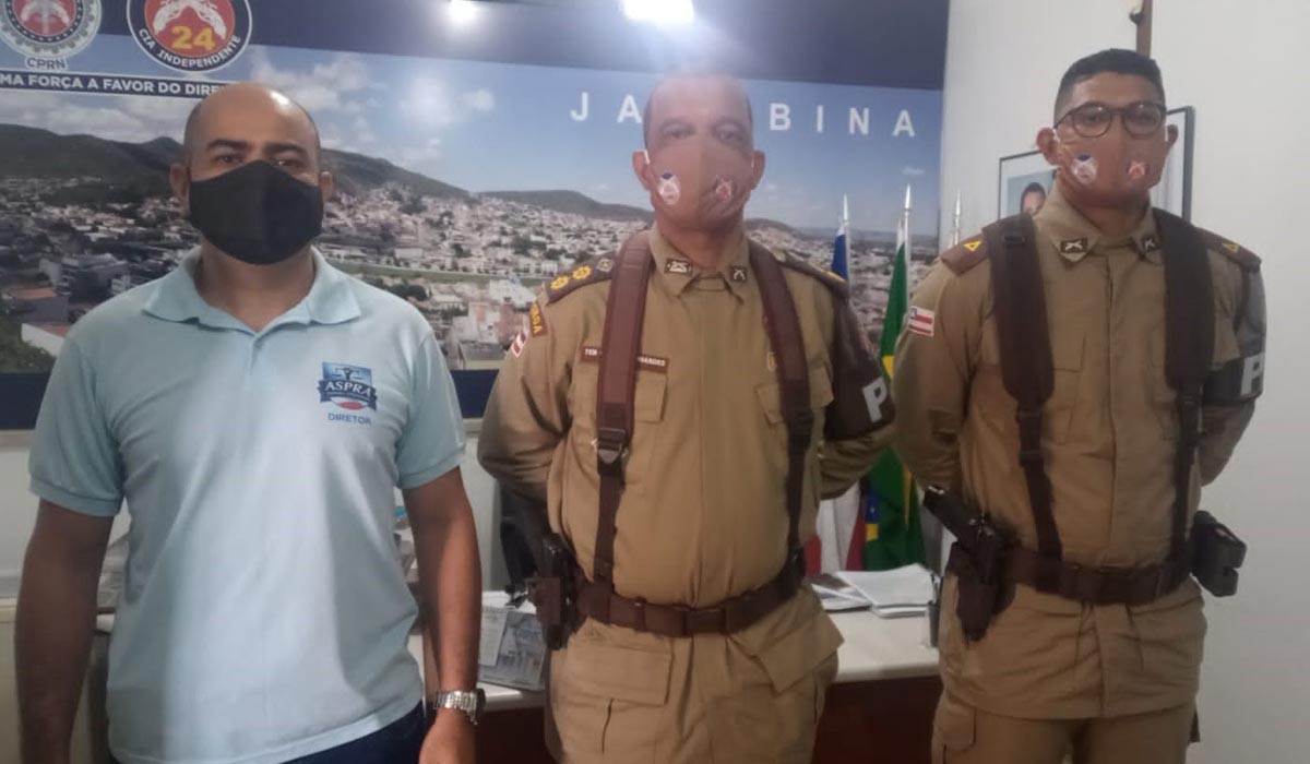 Aspra Bahia Regional Jacobina realiza visita ao Comando da 24ª CIPM