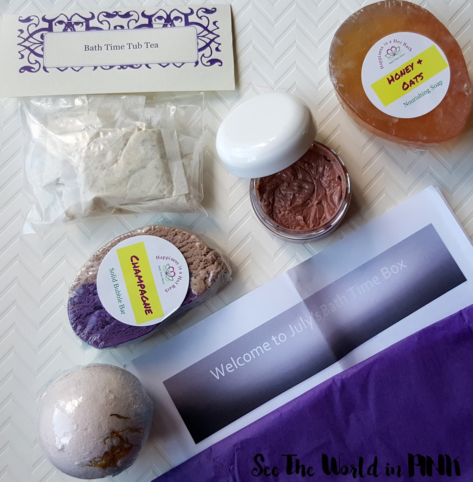 July 2016 Bath Time Box - Unboxing and Review! 