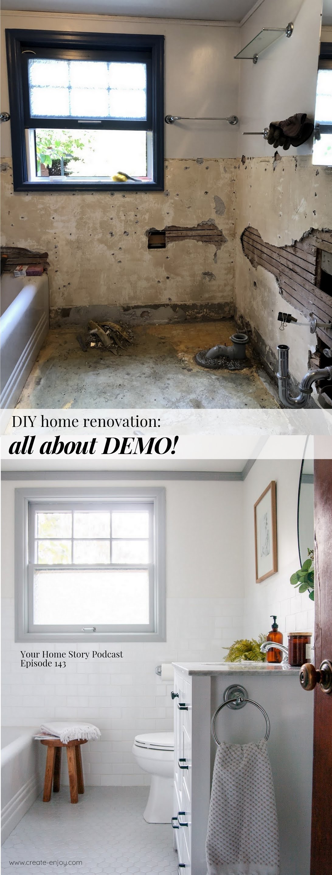 All about demo! The DIY home reno demo phase / Create / Enjoy