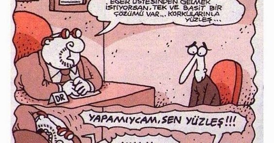 Karikatür Dünyası Korkularınla yüzleş