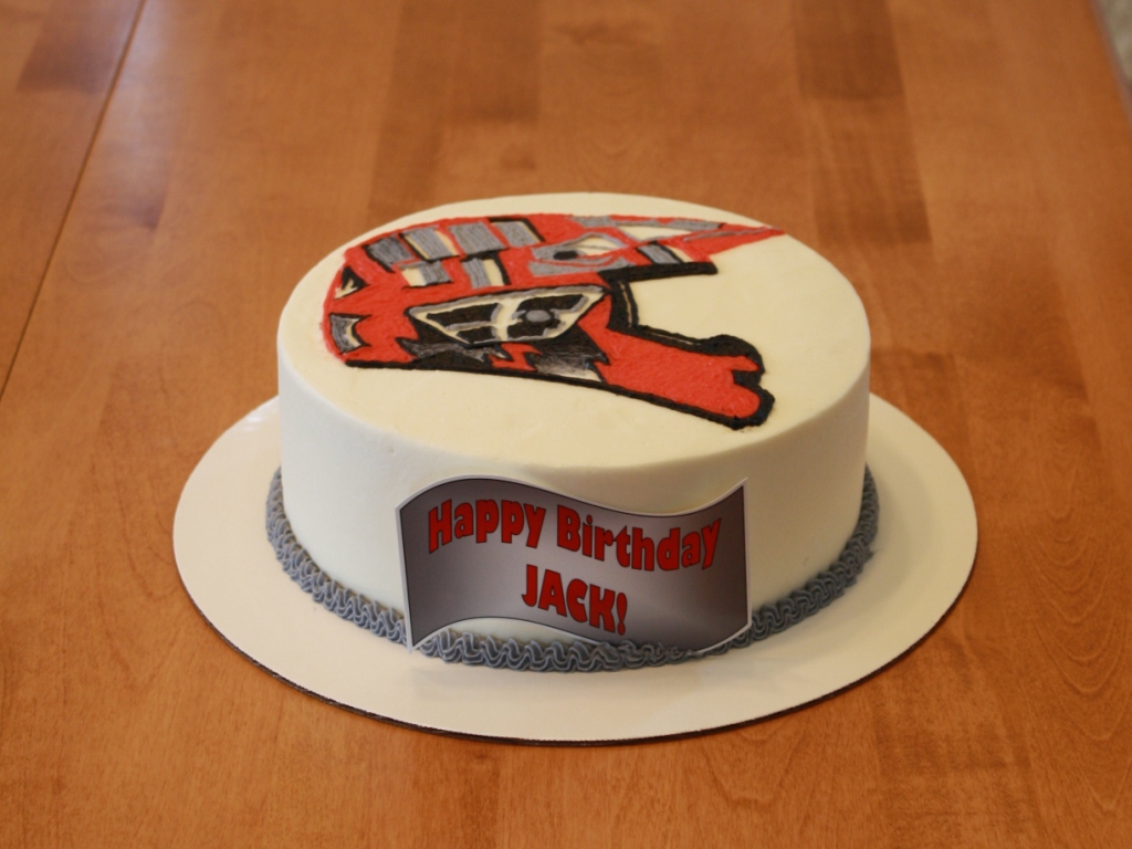 Party Cakes Motorcycle Helmet Birthday Cake
