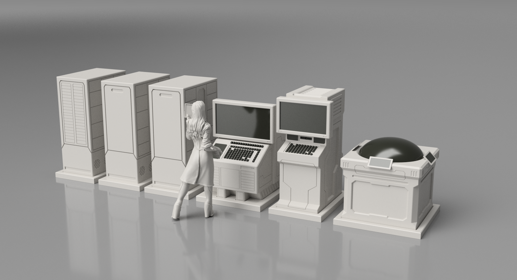 Tabletop Computers, Mainframes and radars Work in Progress