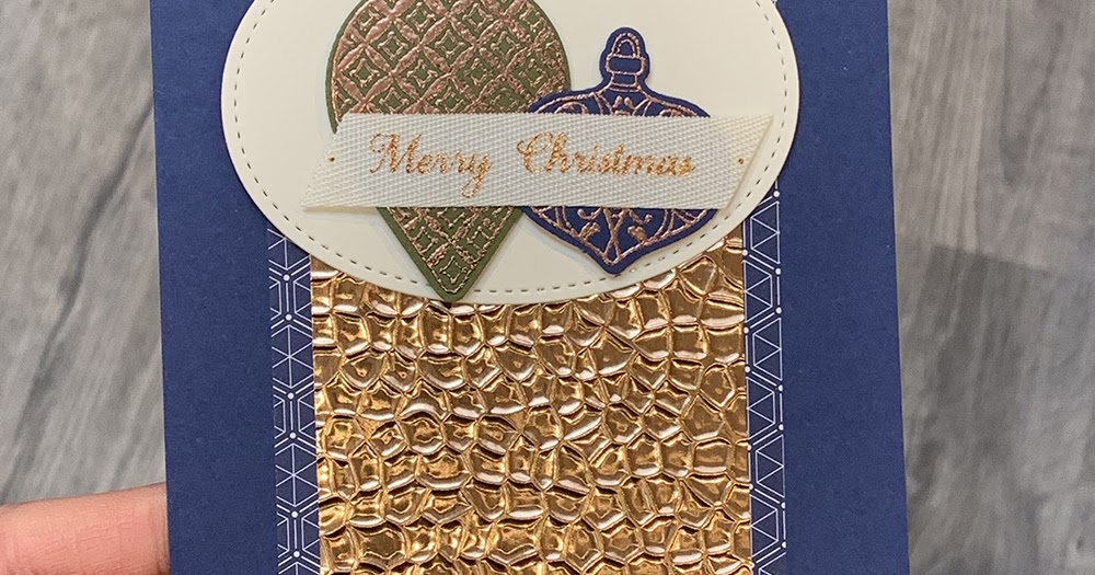 Elaine's Creations The NEW Hammered Embossing Folder!