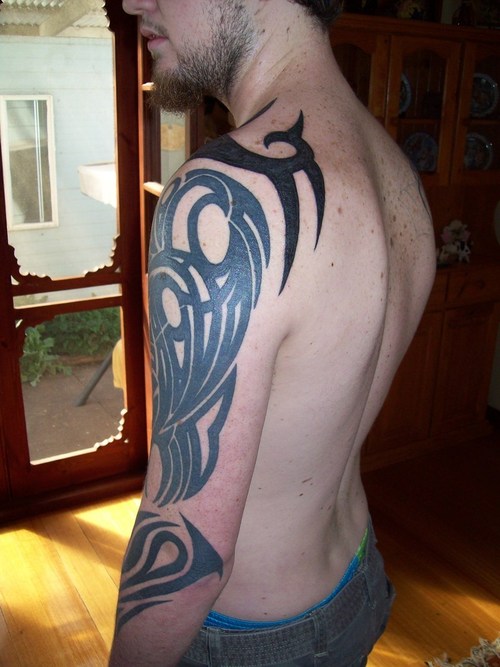 ngacengan: Tribal Arm Tattoo Design For Men