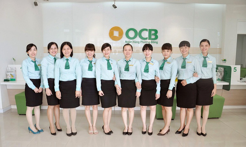 áo đồng phục ngân hàng ocb 1