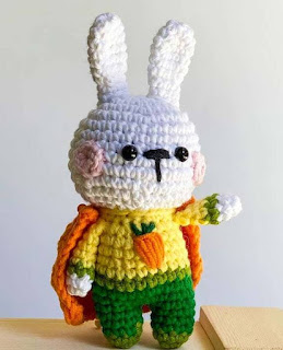 PATRON GRATIS CONEJO AMIGURUMI 47186 🐰