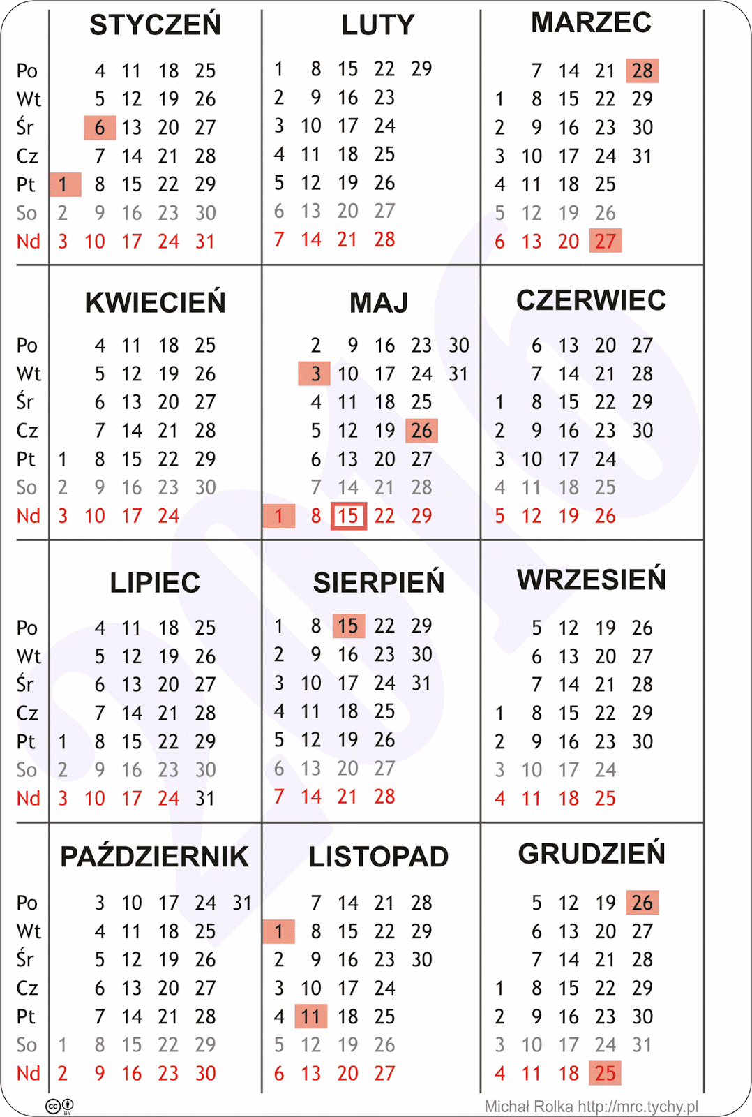 kalendarz-2016-wi-ta-i-dni-wolne-od-pracy-kalendarz-na-2016-rok-z