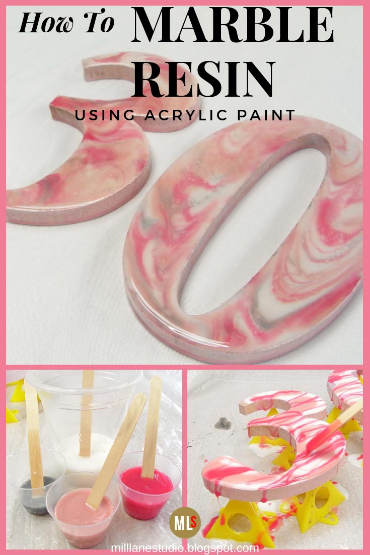 Marbleous Resin How to Create a Faux Marble Finish Mill Lane Studio