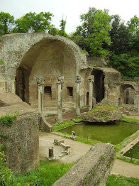 A section of the ruins of  Hadrian's Villa at Tivoli