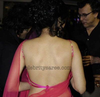 Bare back saree blouse designs Outlet