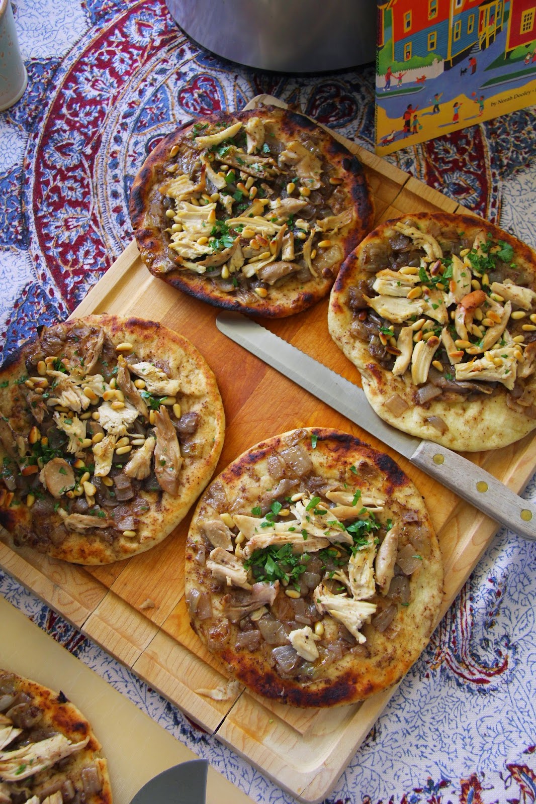 Bint Rhoda's Kitchen Chicken, Sumac and Onion Flatbread, or Musakhan
