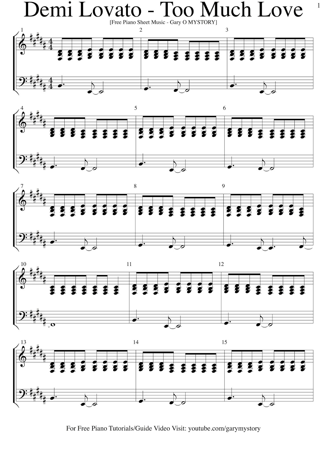 easy demi lovato songs to play on piano demi lovato too much love free piano sheet music easy easy demi lovato songs to play on piano demi lovato too much love free piano sheet music easy
