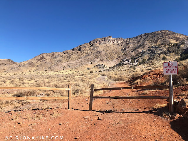 Soaking at Red Hill Hot Springs, Utah