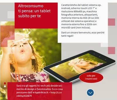 Tablet Android gratis 