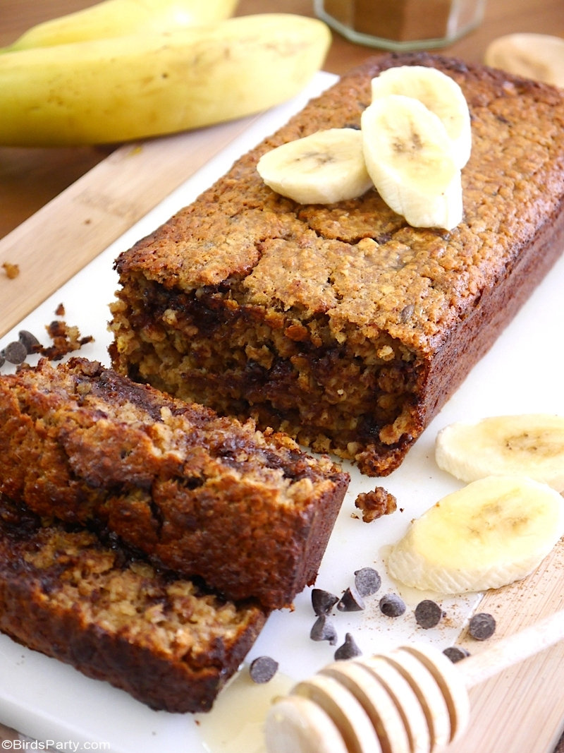 Recette Banane Bread Sans Gluten - Fêtes | Party Printables