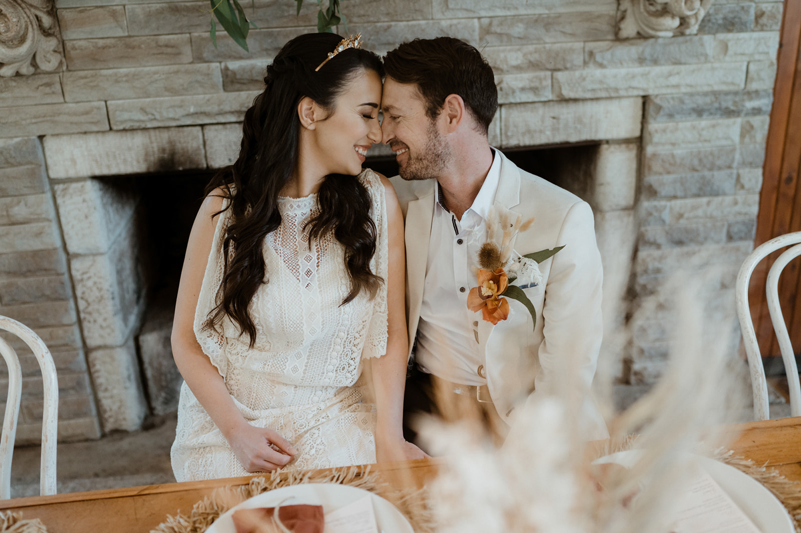 to the aisle australia | terracotta + greenery wedding styling ideas kelly jury photography weddings dried florals bridal gowns stationery style boho weddings