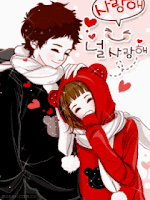 Bacotan si dilacious: :: Cute Animated Couple Cartoon ~ ( ‿ )