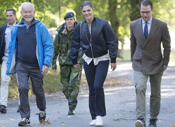 Crown Princess Victoria at 125th anniversary events of Swedish Outdoor Association held at Haga Copper Tents