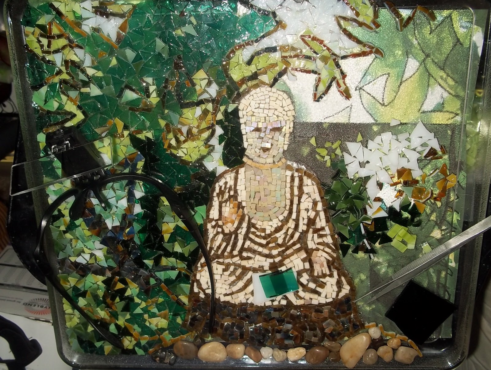 Art By Earth Mother Mosaics Last Day for the 50/50 Mosaic Wall Art