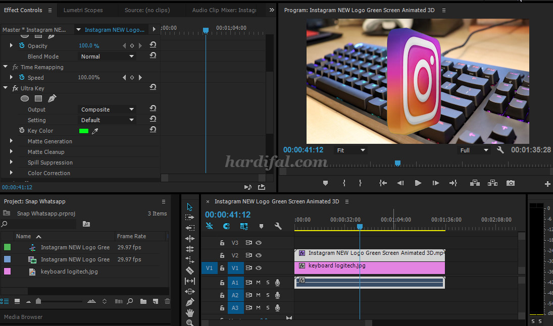 Cara Membuat dan Menghilangkan Green Screen di Adobe
