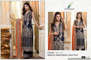 Juvi Fashion Eshaal vol 10 Georgette Pakistani suits