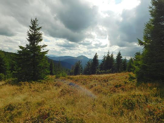 Widok na Czywczyna.