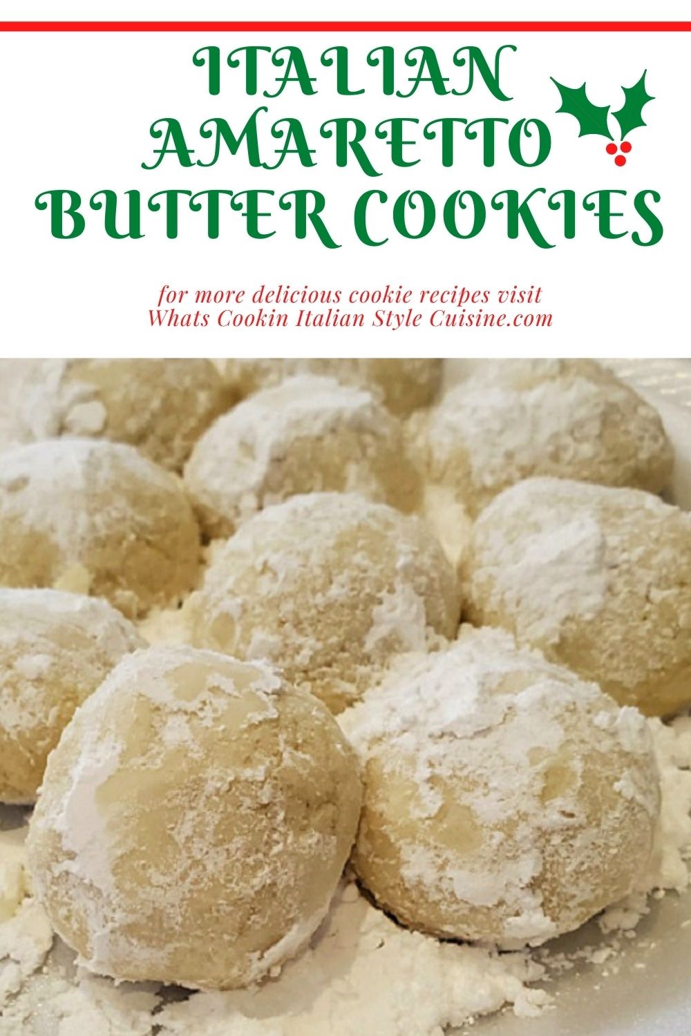 Italian Amaretto Butter Cookies What's Cookin' Italian Style Cuisine