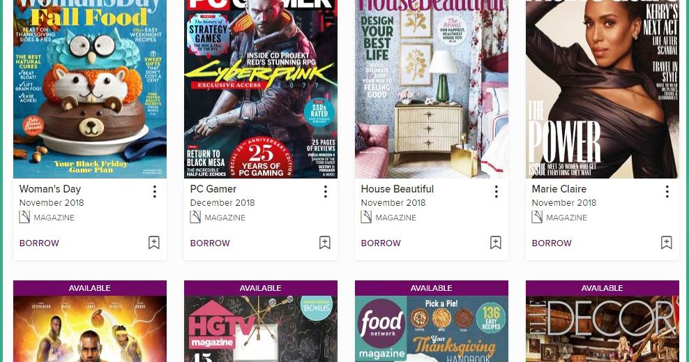 State Library of Massachusetts Magazines are Now Available in Overdrive!
