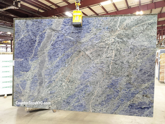 2cm Blue Bahia Granite Slabs NYC