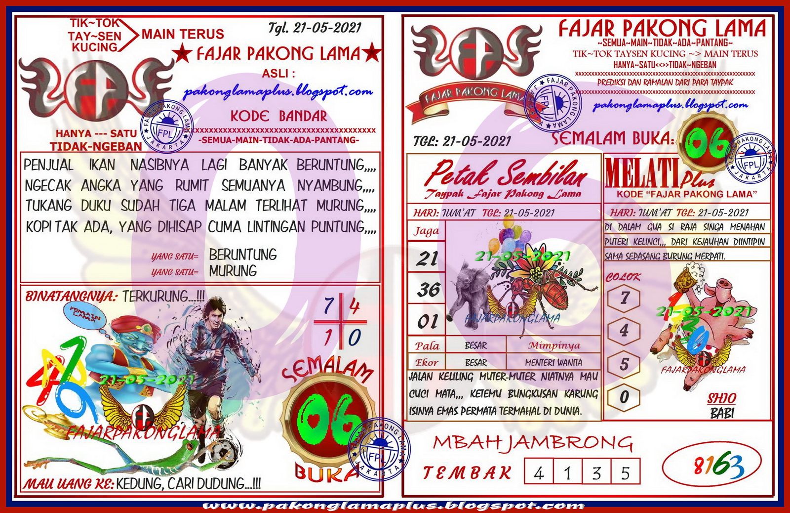 Fadjar Pakong Lama Semalam Buka 06